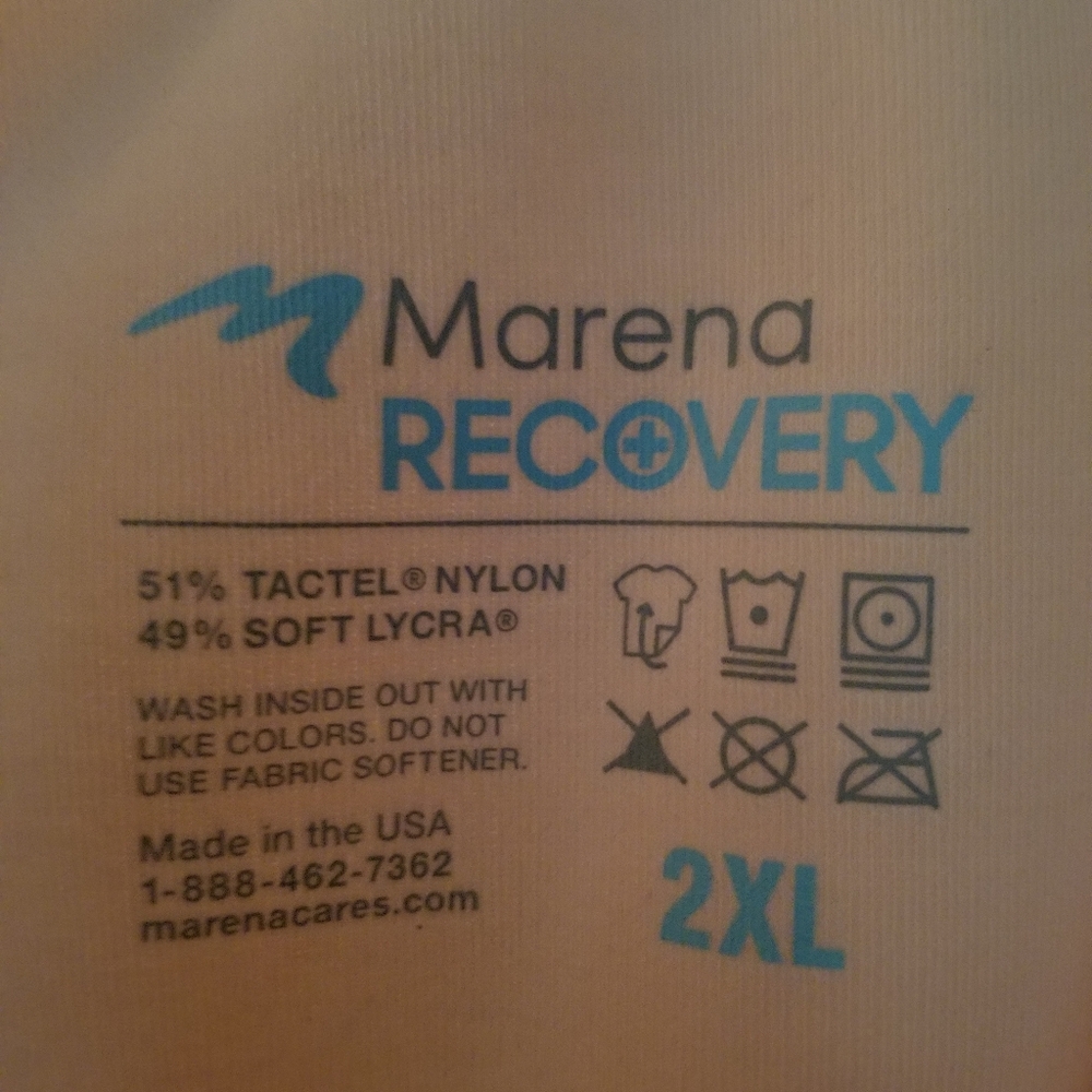 Marena recovery shapewear 2XL SFBHRS2 Nude